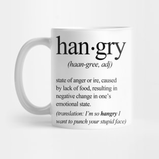 Get Hangry in the Dictionary Mug